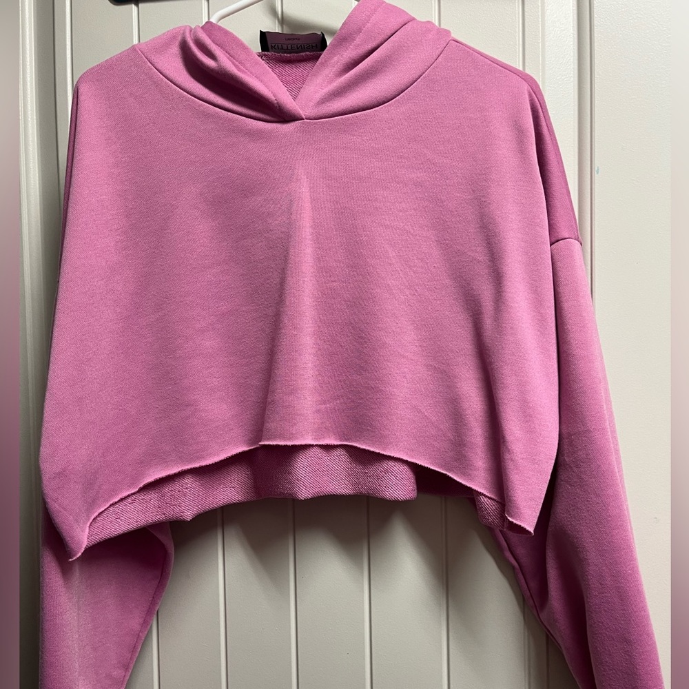 Cropped hoodie
